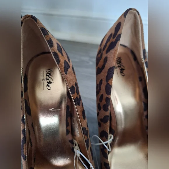 Mossimo Leopard Print High Heels Size 7.5 - Picture 7 of 10